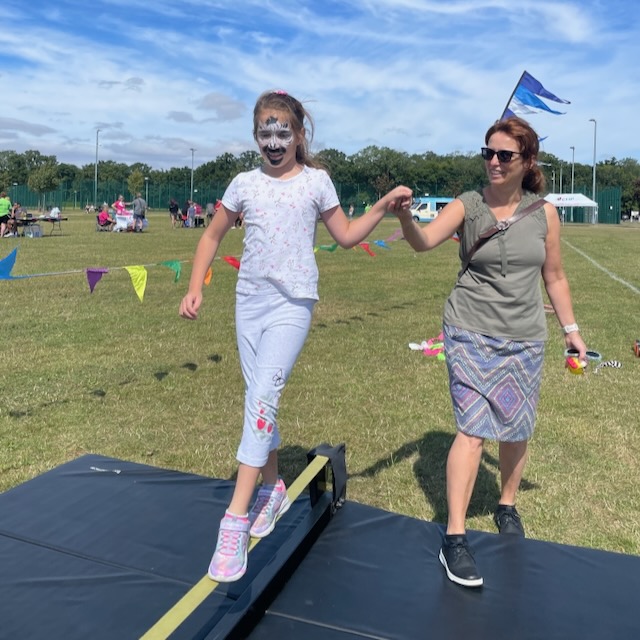 community event circus workshop circus skills area