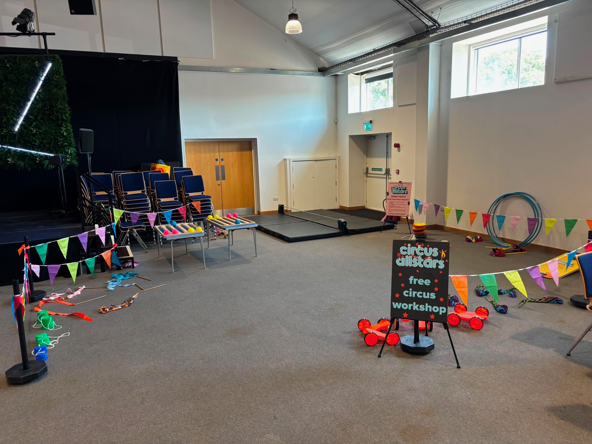 Teaching circus skills in an accessible way